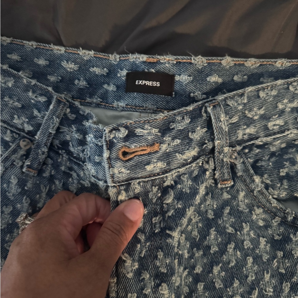 Express Distressed Blue women’s  Jeans